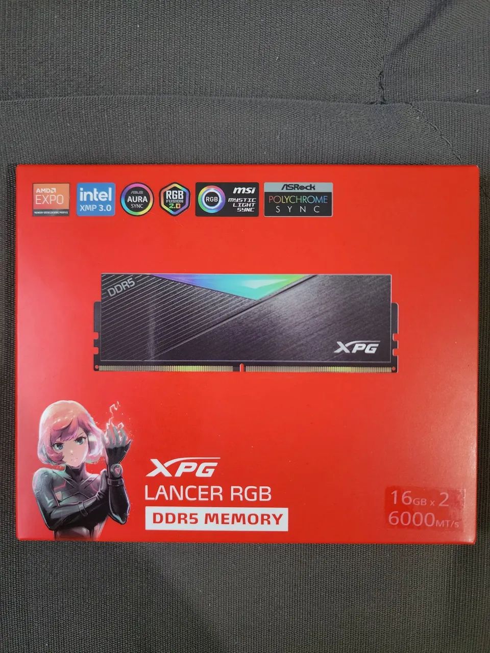 XPG Lancer DDR5 32GB (2x16GB) 6000MHz RAM Memory.64186559577217121