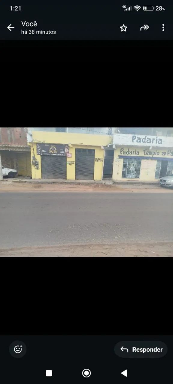 Ponto comercial na praia de santa clara 