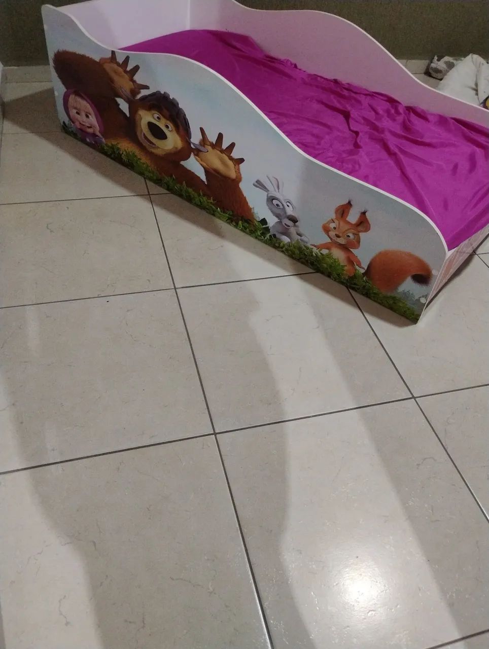 Cama infantil Masha e urso com colchão nunca usado! - Foto 2