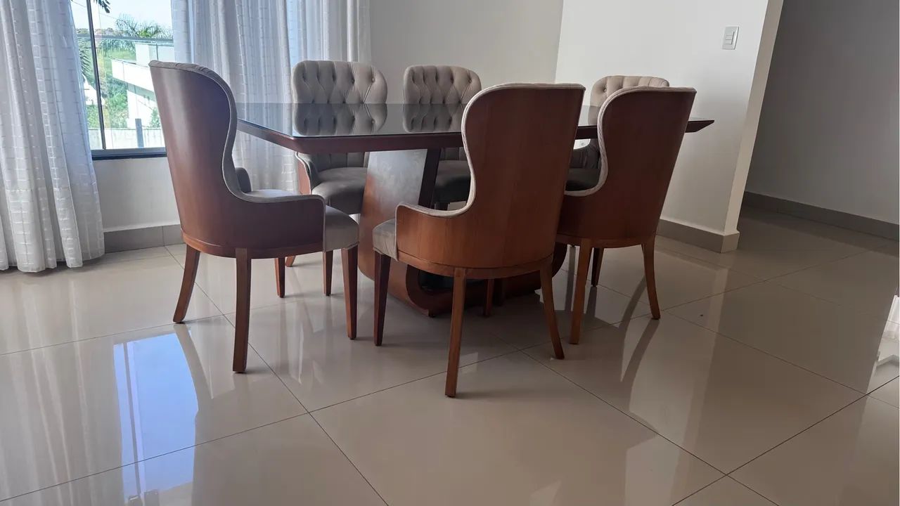 Mesa de Jantar 6 Cadeiras
