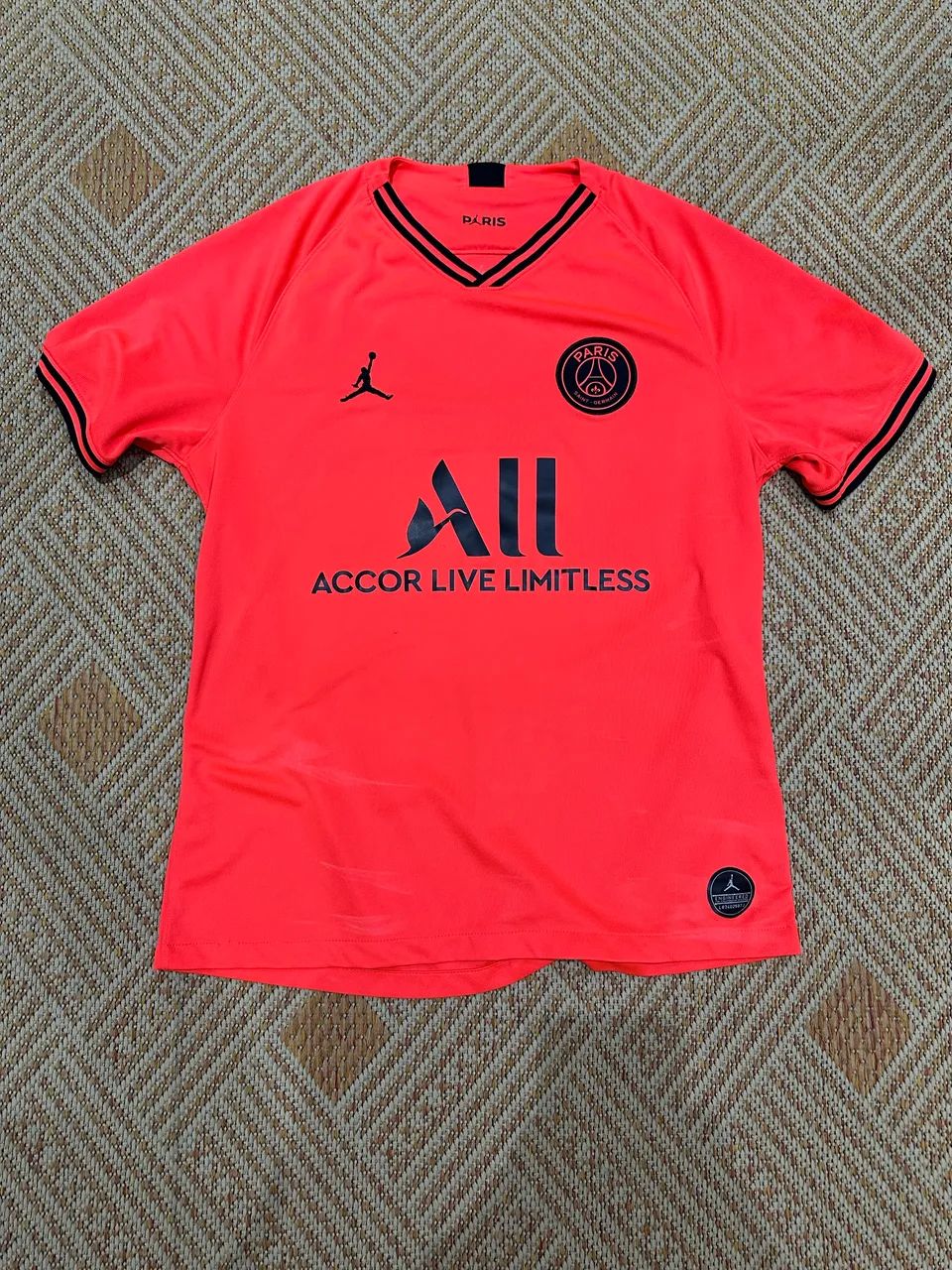 Camisa PSG laranja Jordan Oficial 