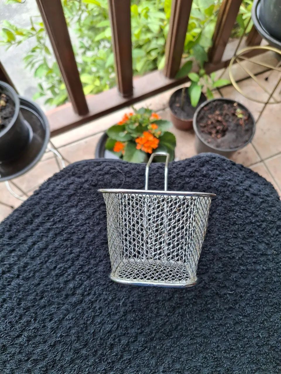 Mini cesto para frituras inox - Foto 5