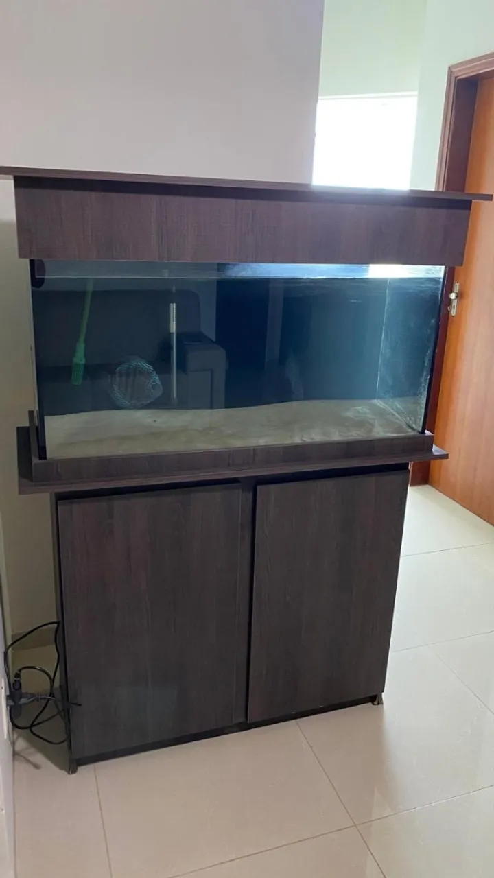 Aquário 200L completo com acessórios- Guararapes/SP