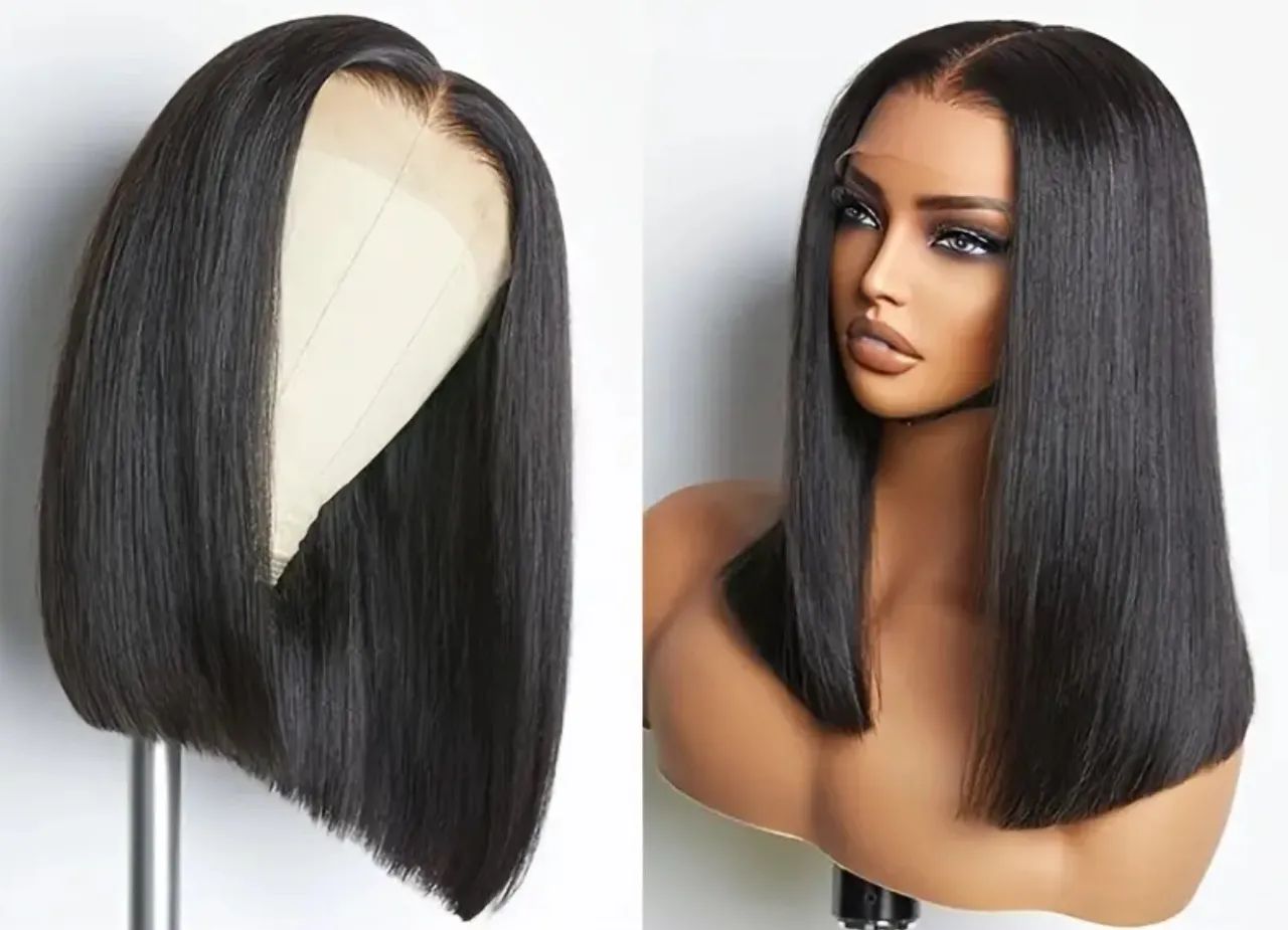Peruca Lace Front Long Bob - Cabelo Humano  - Foto 2