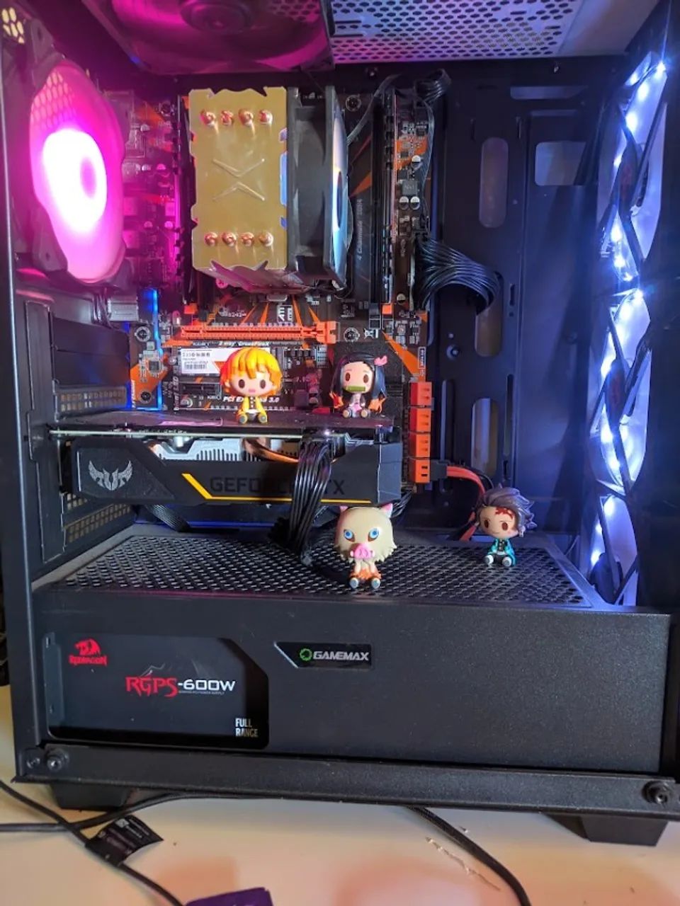 Gabinete Gamer Branco aRGB Gamemax Diamond + 4 Fans - Foto 3