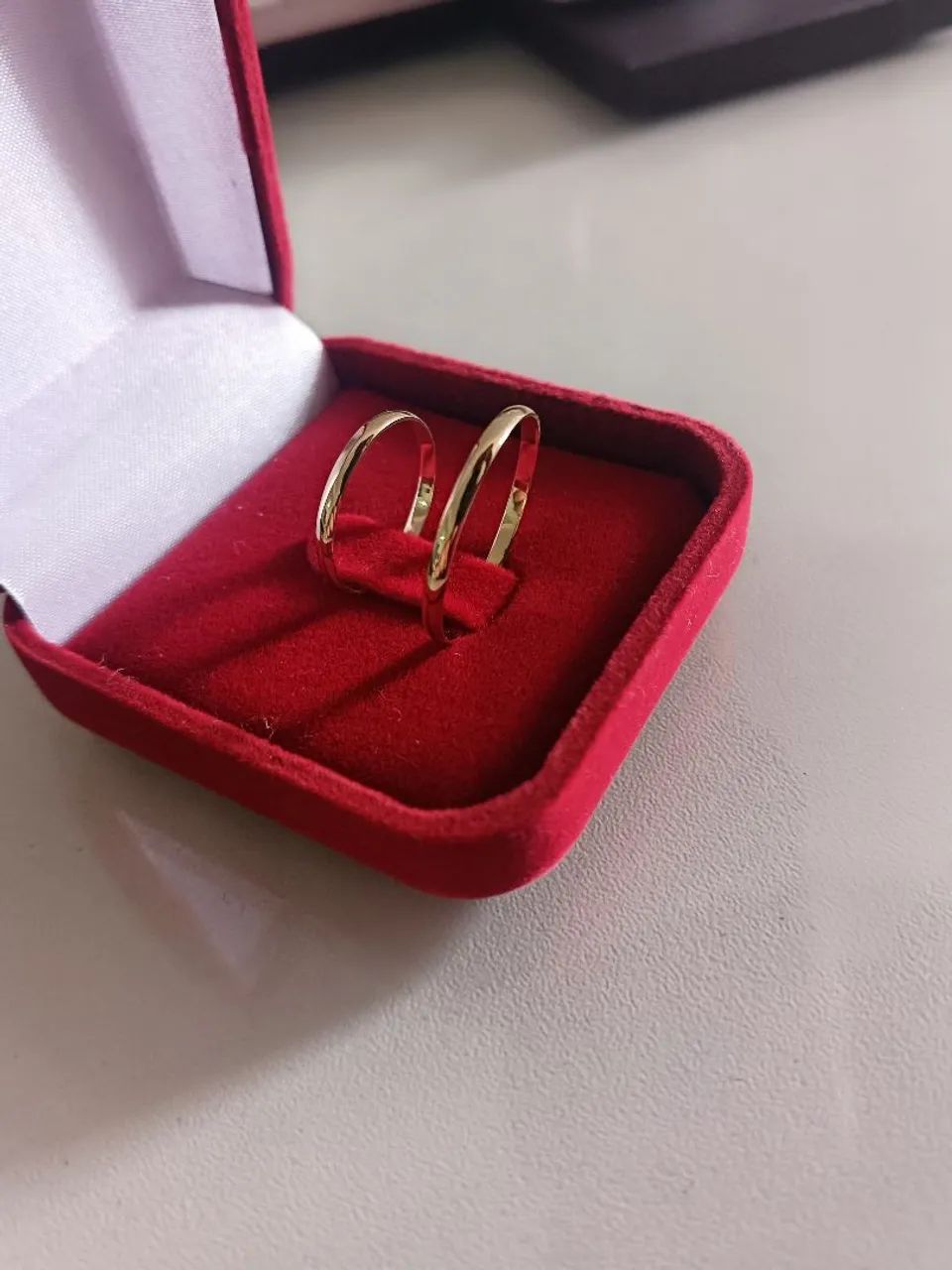 Alianças de Ouro18k Modelo tradicional  - Foto 5