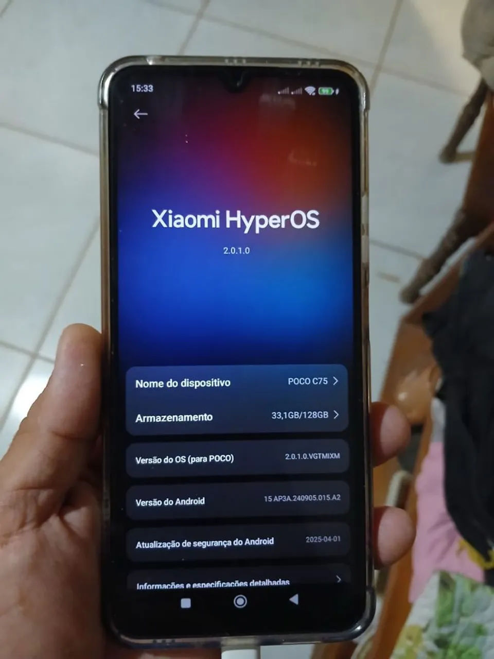 POCO C75 - Xiaomi HyperOS - 128GB