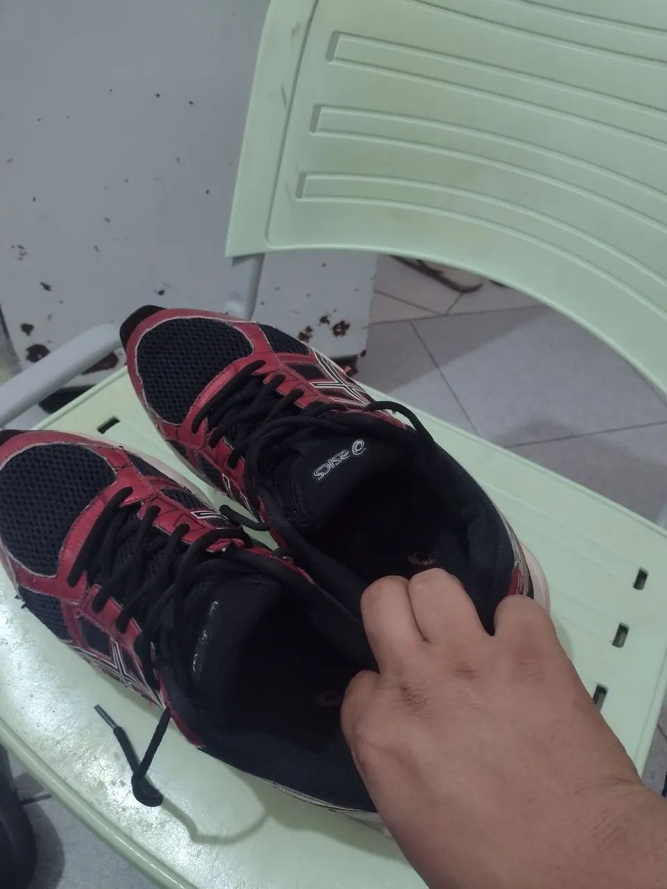 Tênis Asics Masculino pé 42 original  - Foto 5