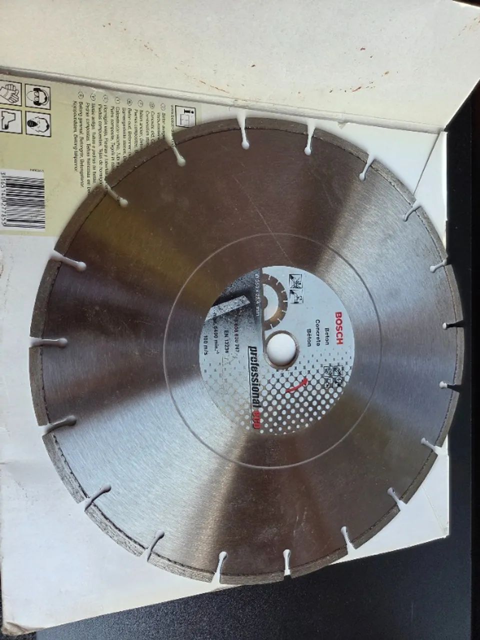 Disco de corte diamantado Bosch 350mm - sem uso - Foto 5