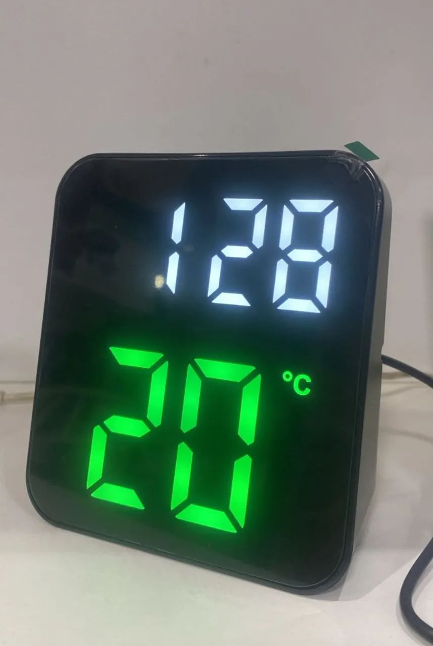 Relógio Digital Led Mesa Ou Parede Temperatura Alarme Usb -Le 2164 - Loja Coimbra Entrega