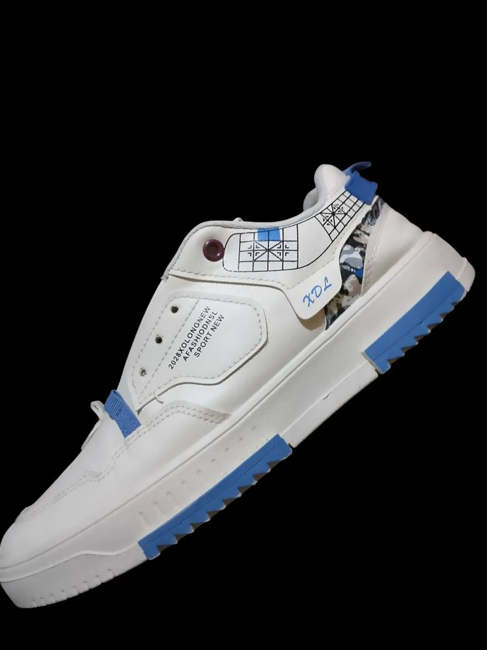 Tênis beje e Azul XDL - Conforto e Estilo!