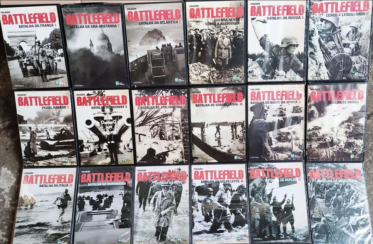 Coleção Abril Battlefield - Batalhas da Segunda Guerra Mundial