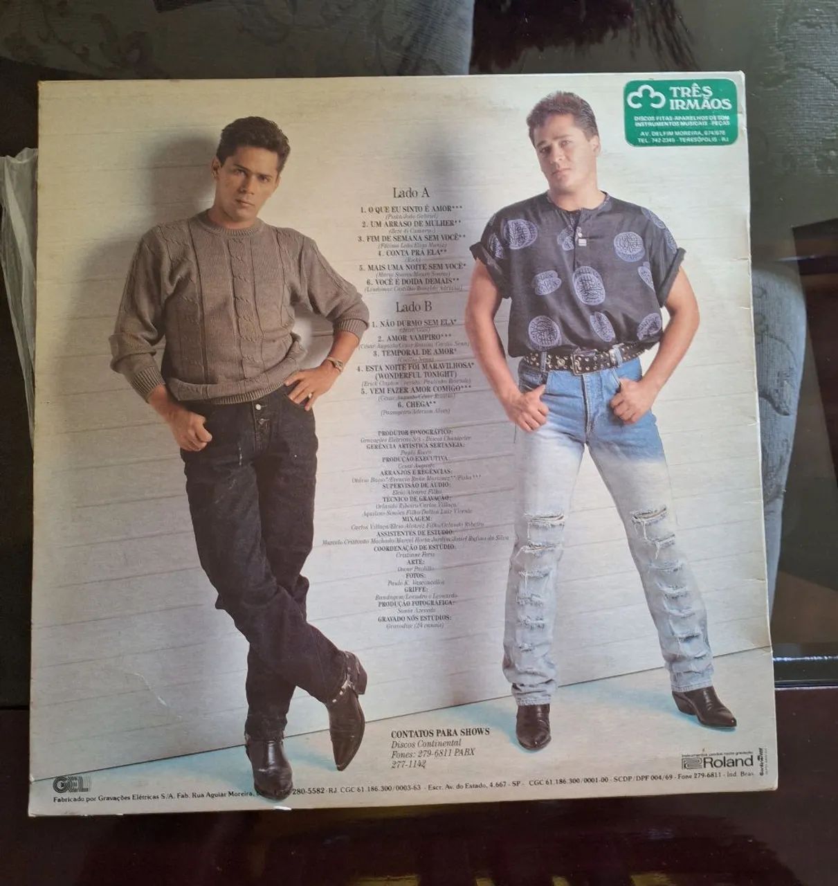 Lp disco de vinil Leandro e Leonardo 1992 - Foto 2