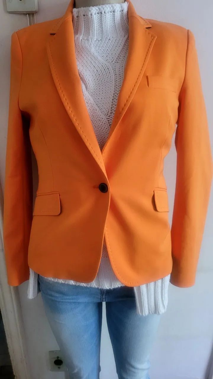 Casaco Zara alaranjado P, importado 