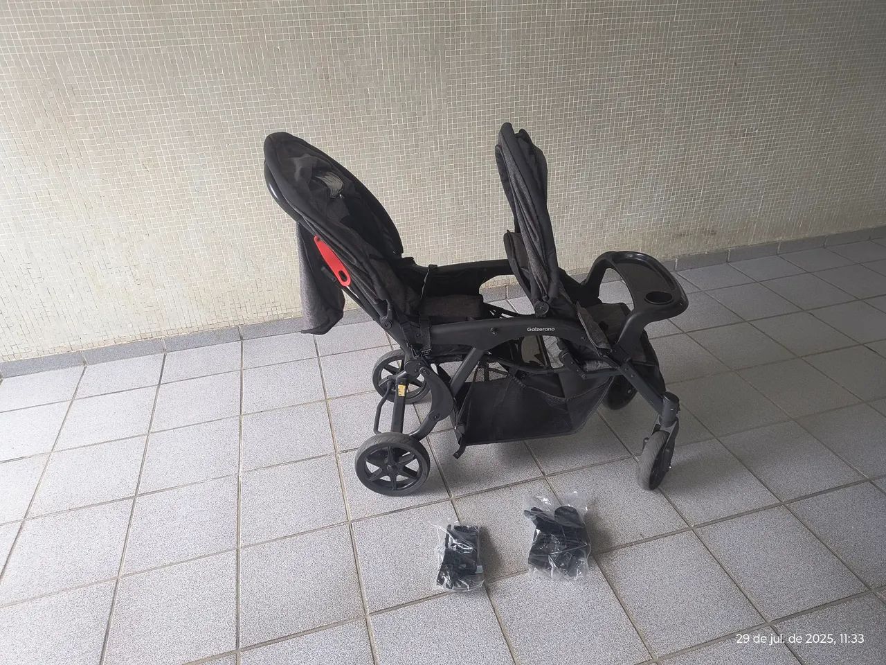 Carrinho de Bebê Galzerano Doppio  - Foto 4