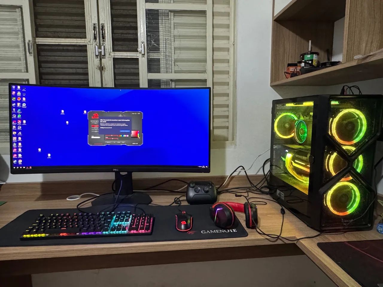 Computador Gamer  - Ryzen 5600G, RTX 3060 Ti, 16 GB RAM, 512 GB SSD NVMe + 1 TB HD - Foto 2