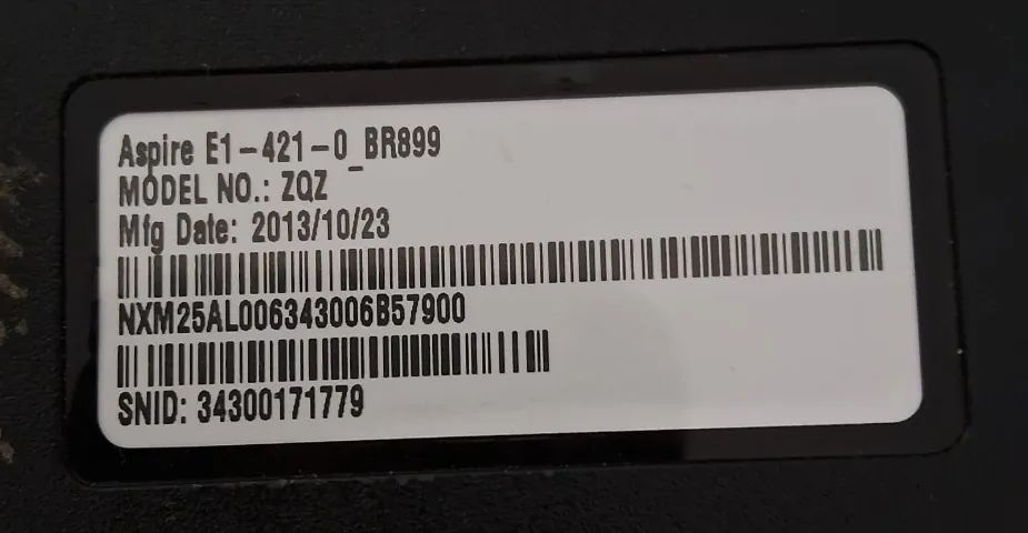 Carcaça Notebook Acer E1-421-0 BR899 - Foto 2