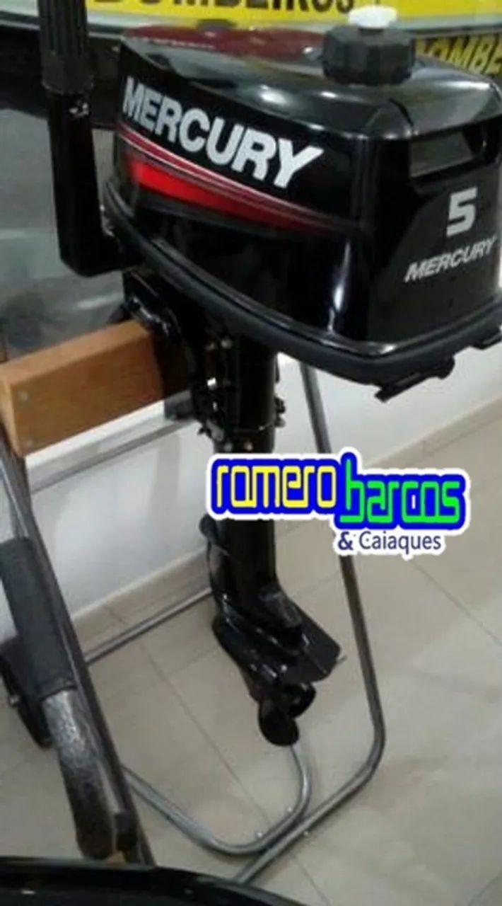 MOTORES  5 HP MERCURY -NOVOS - Foto 3