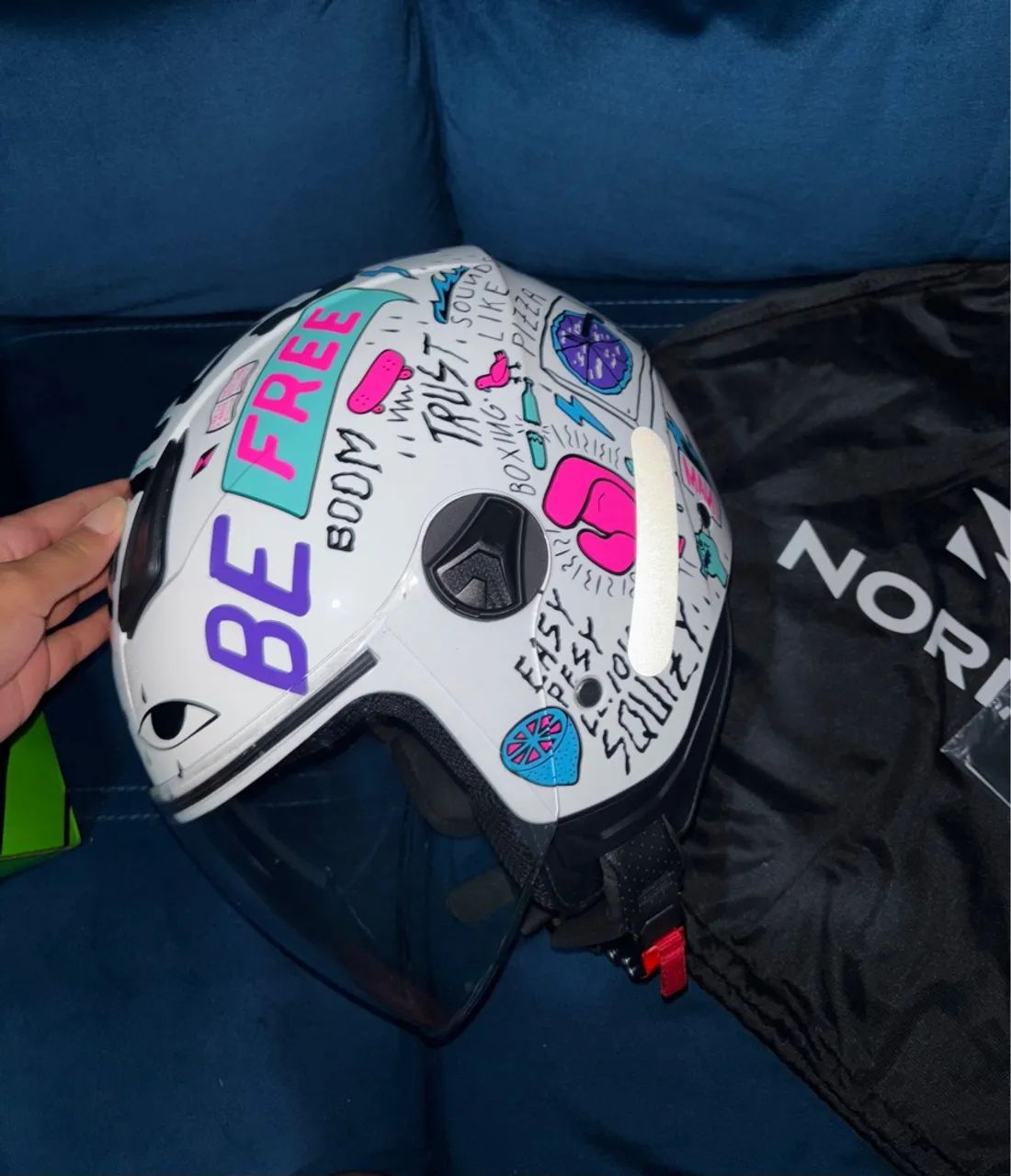 Capacete norisk aberto - Foto 6