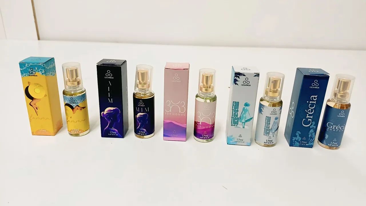 Perfumes de Bolso 17 Ml Ozonteck - Beleza e Cuidados Pessoais