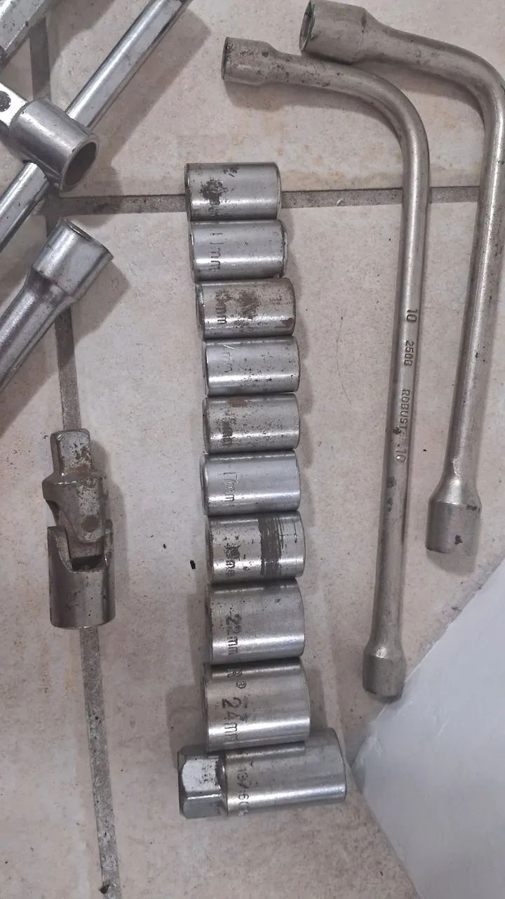 Chave e soquete enxaixe 10 ate 24mm - Foto 2