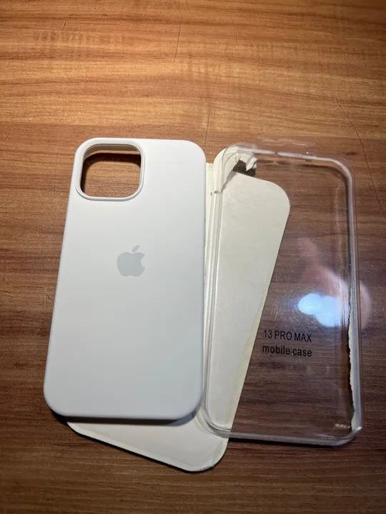Capa de iPhone 13 Pro Max branco  - Foto 4