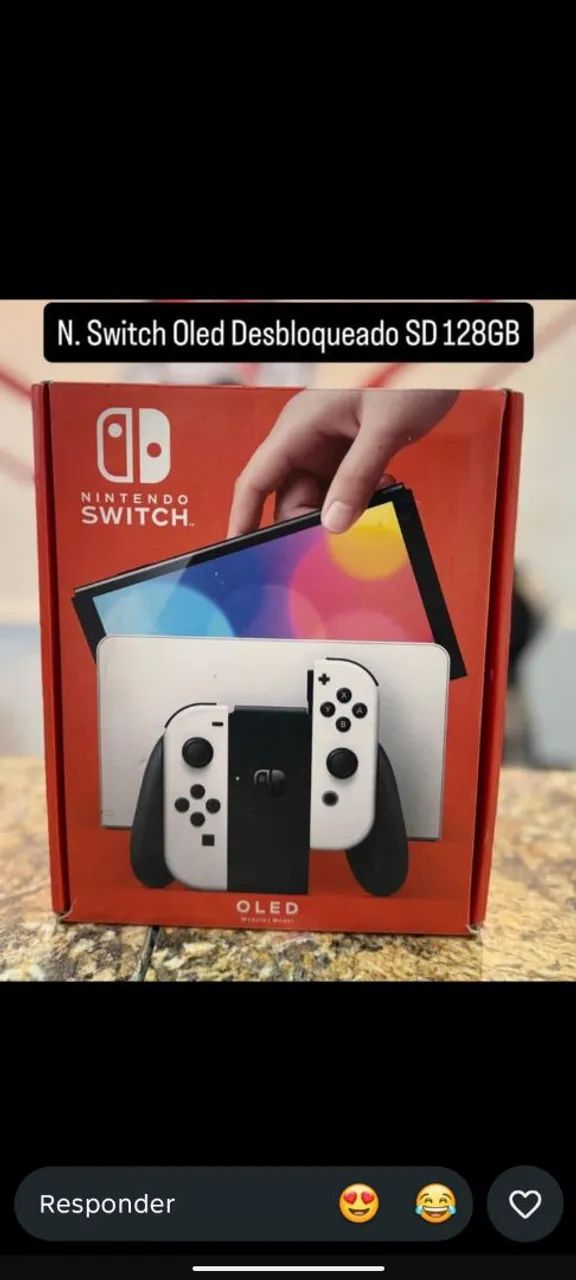 Nintendo Switch OLED desbloqueado 