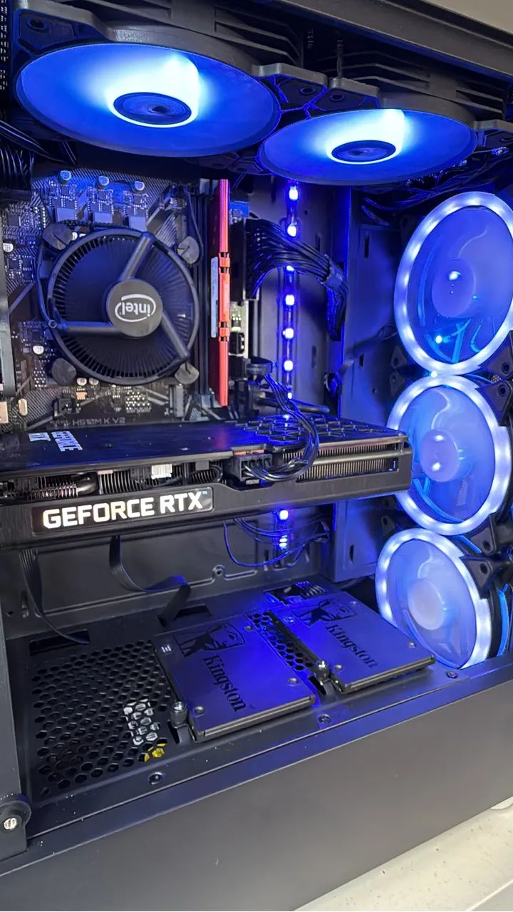 PC gamer top I7 placa de vídeo 8gb memória 16gb aceito ps5