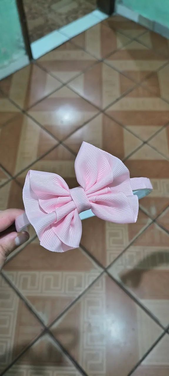 Kit 4 tiaras infantil feitas à mão  - Foto 4