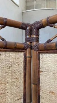 Biombo de bambu com 5 folhas - Foto 3