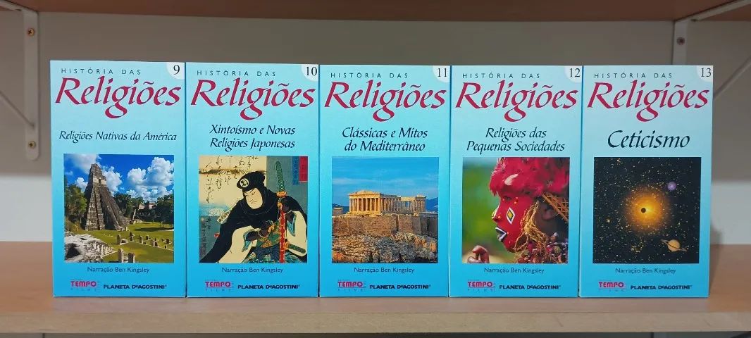 Coleção completa em VHS "História das Religiões", com 13 volumes - Foto 4