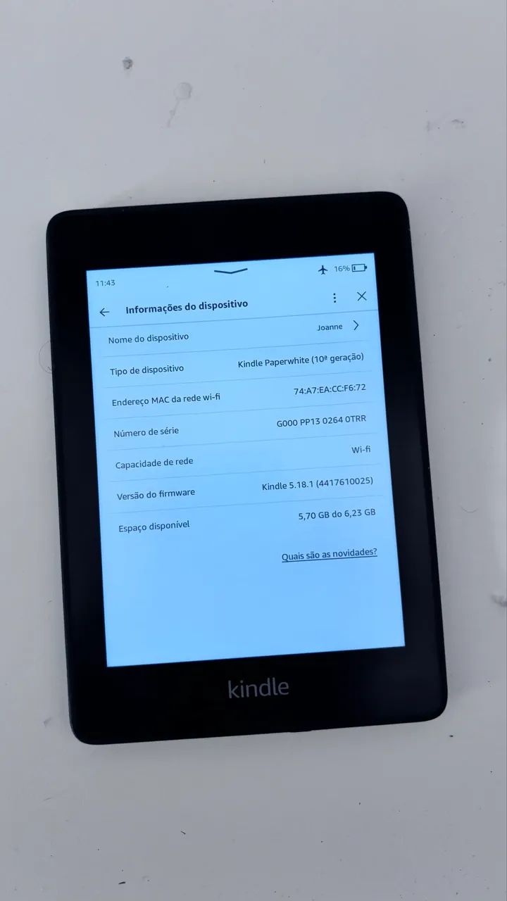 kindle paperwhite 10ª geração  - Foto 2