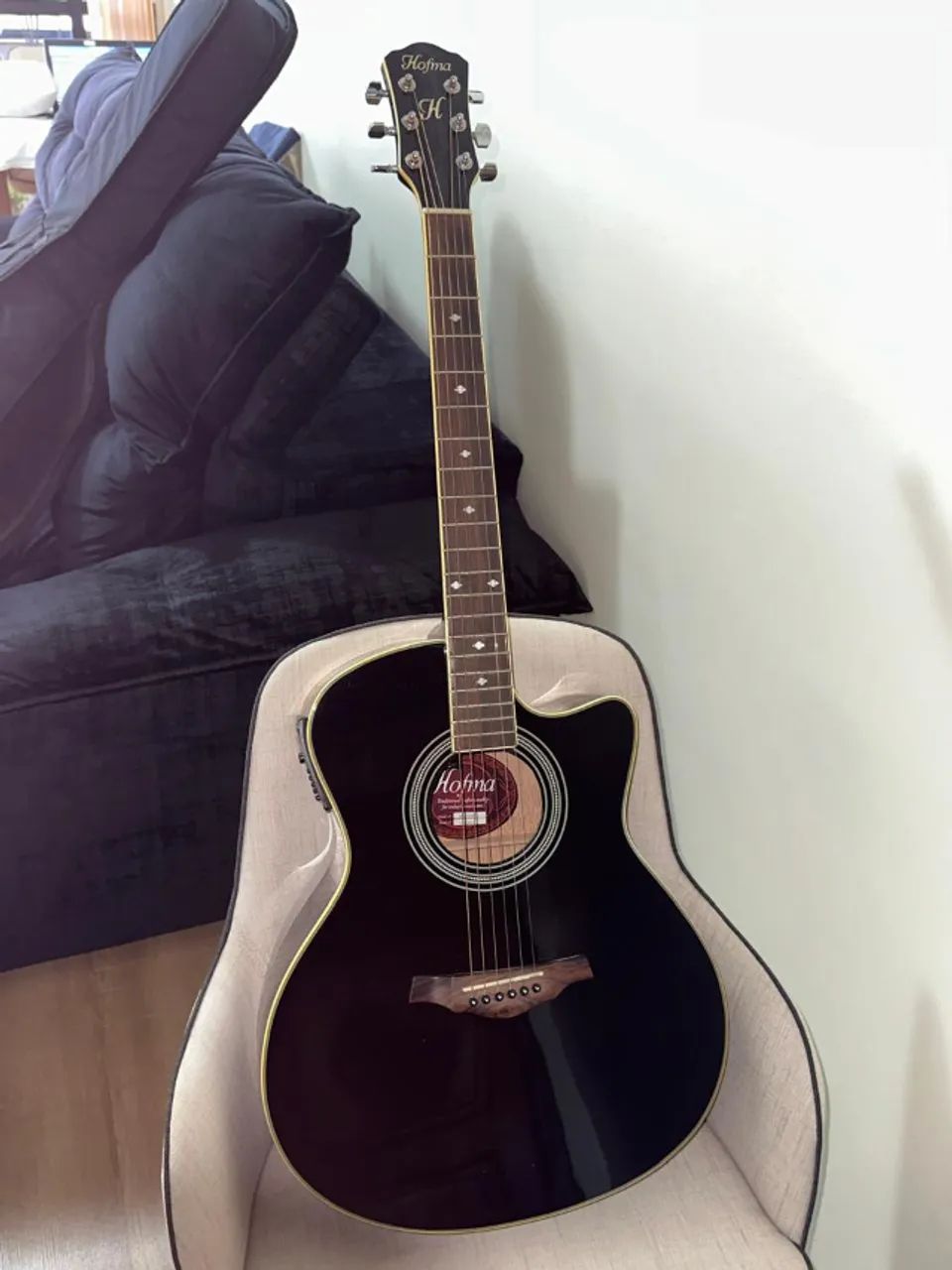 VIOLÃO HOFMA COM CAPA - Foto 2