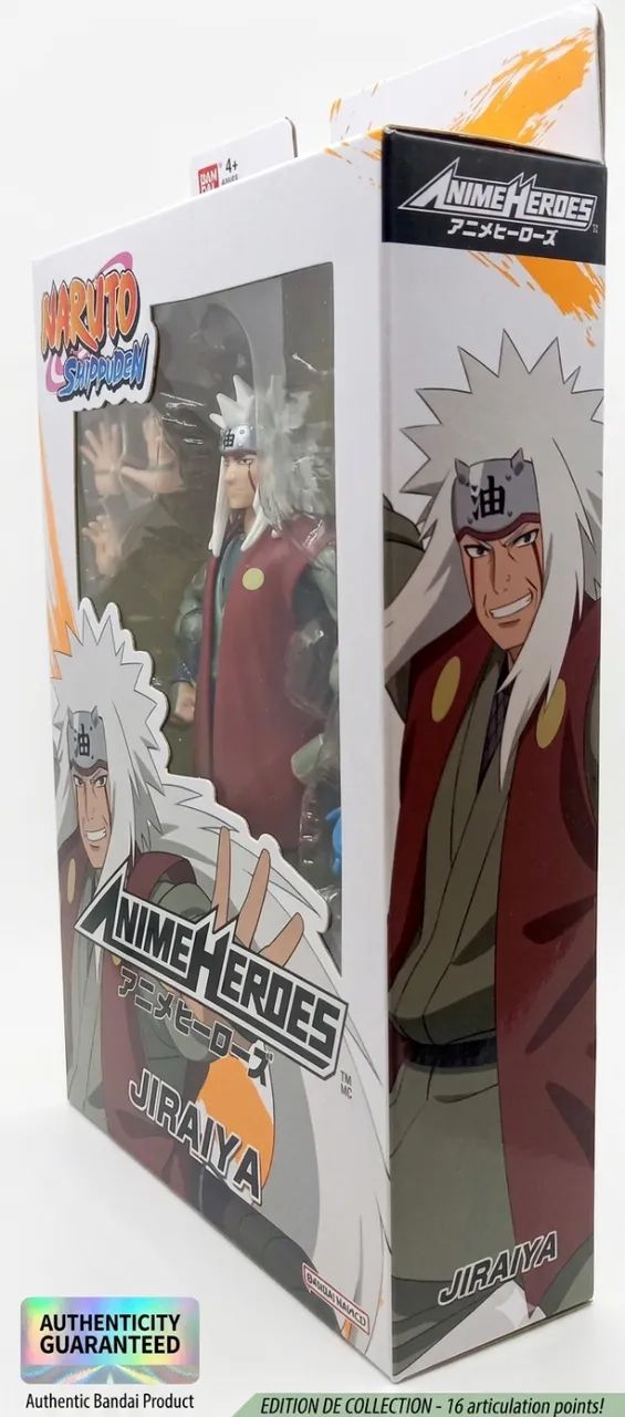 Action Figure Jiraiya - Naruto Shippuden - BANDAI Anime Heroes - Foto 4