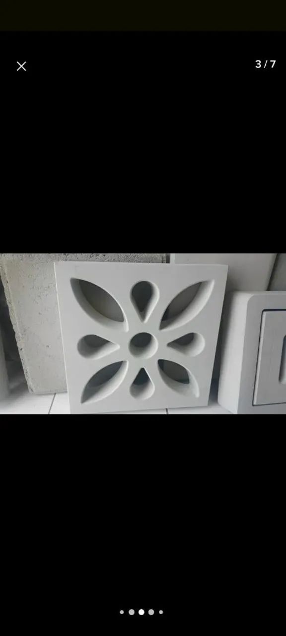 Blocos de ventilação cobogó e pingadeiras  - Foto 2