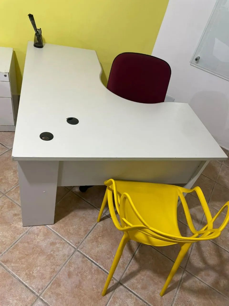 Mesa de escritório em L - Foto 2