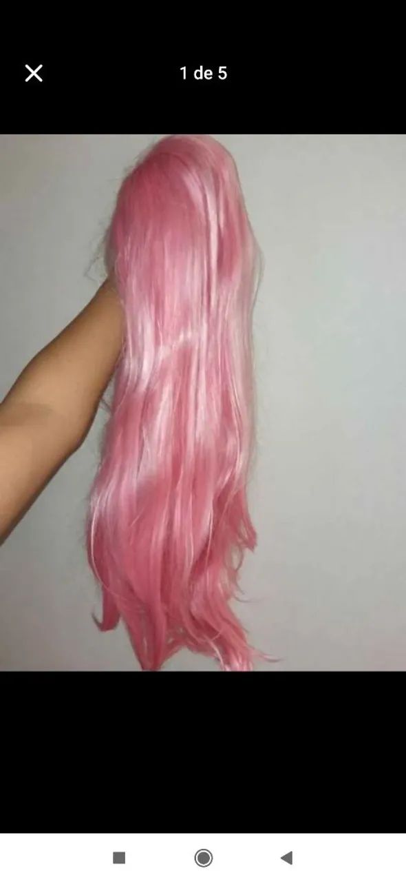 peruca wigbeens fergie rosa 80cm - Foto 2