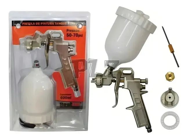 pistola de pintura Tanque alto 600ml ( Bestfer )