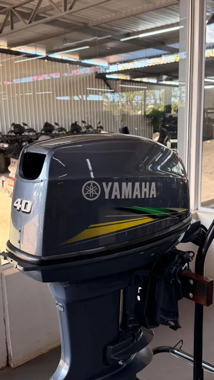 MOTOR YAMAHA 40HP 2 TEMPOS COM PARTIDA ELÉTRICA - Foto 2