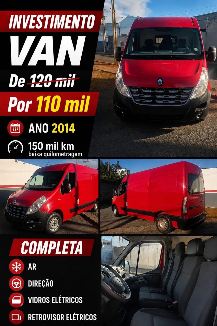 Renault Master Master 2.3 dCi Extra Furgão 16V Diesel 2014