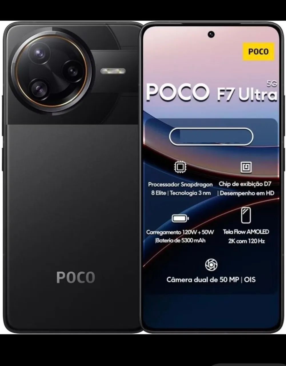 POCO F7 ULTRA 12/256 + RAM EXPANSIVA SEMI NOVO - Celulares e