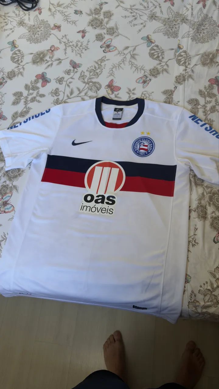 Camisa Bahia Nike Brasileirão 2013 - tamanho G - Foto 3