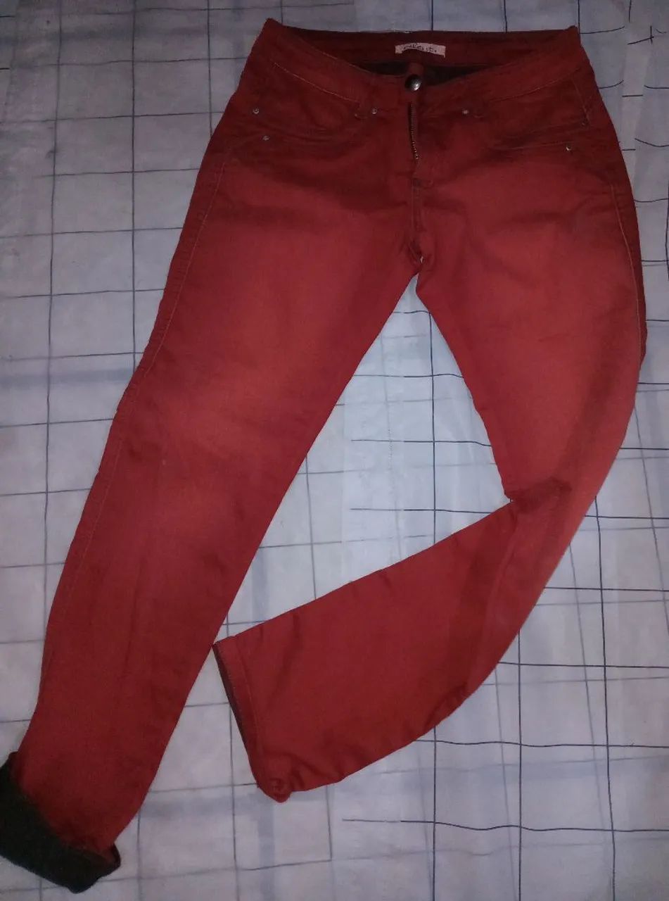 Calça  ocre camuflada com preto - Foto 3