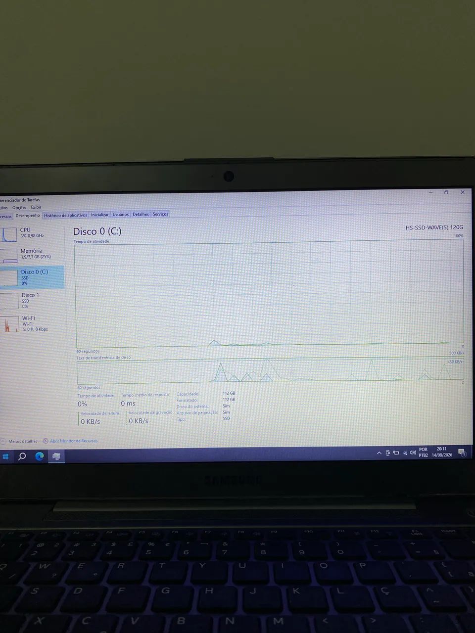 Notebook Ultra ? i5 + 8GB RAM + SSD Pronto p/ Uso - Foto 4