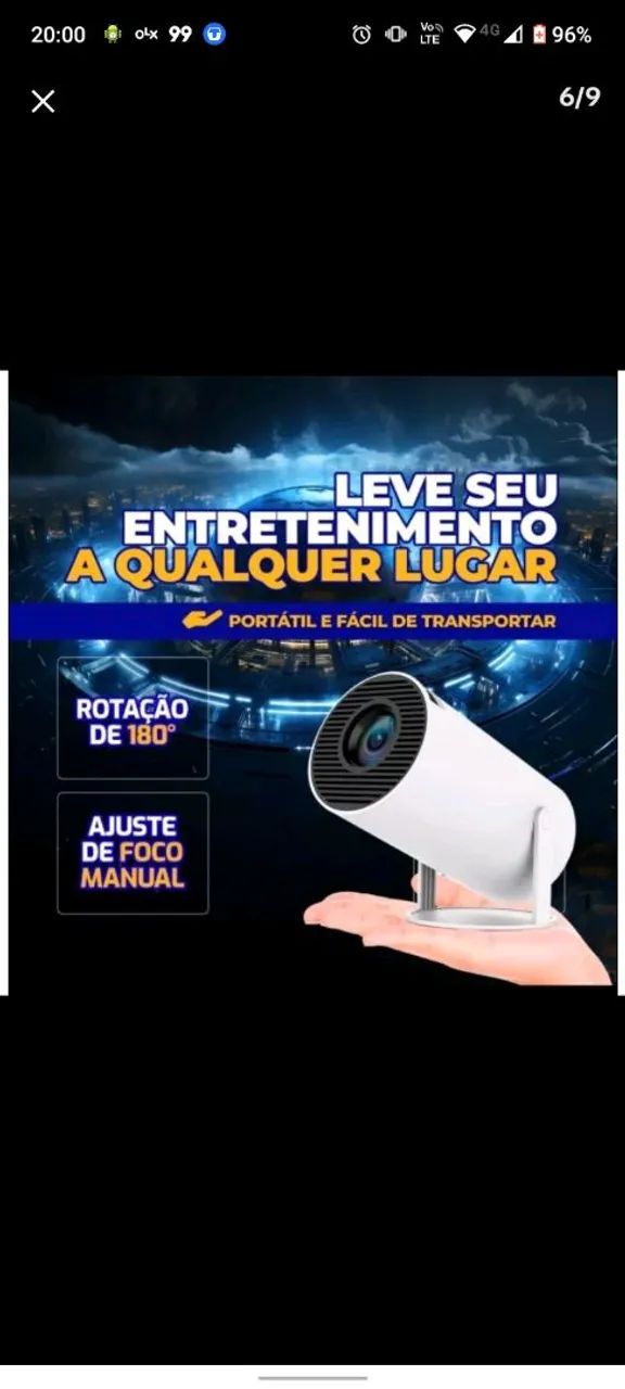 Projetor semi novo  - Foto 4