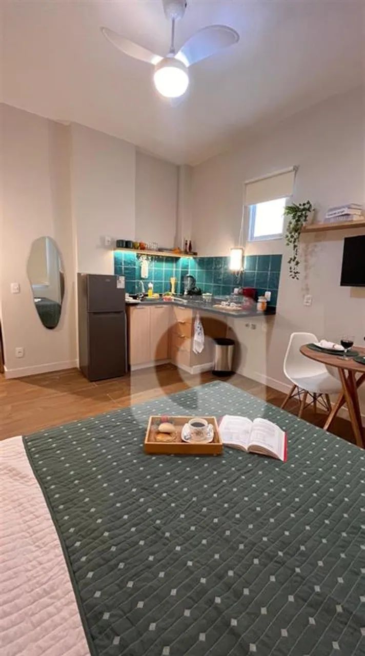 Centro do Rio  30m² Studio/1 Quarto com Bicicletário - Lapa
