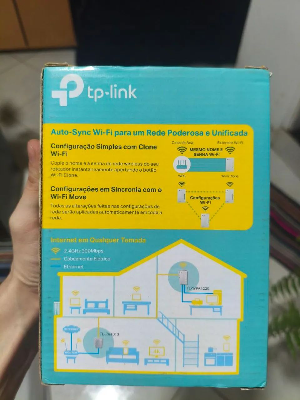 Kit Powerline Wi-Fi AV600 TP-Link - Foto 2