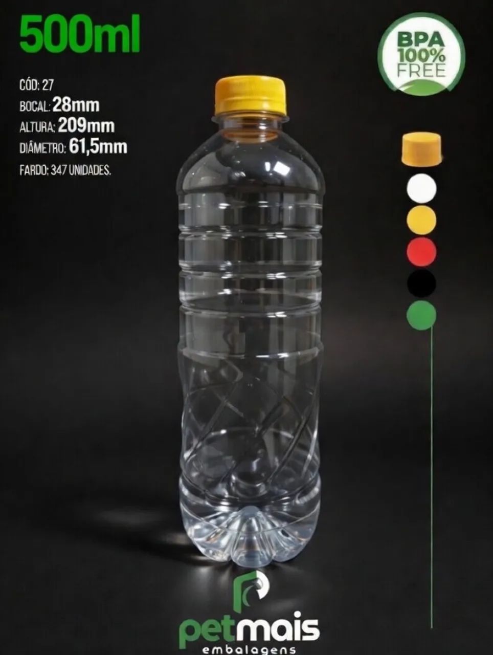 Garrafa pet 300 ml embalagem - Foto 2