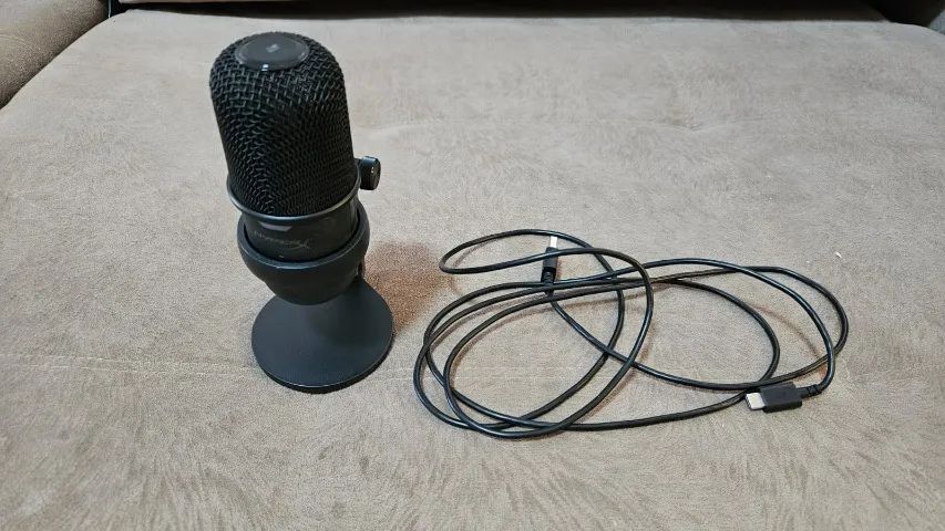 Microfone HyperX SoloCast USB Original - Excelente Estado - Foto 2