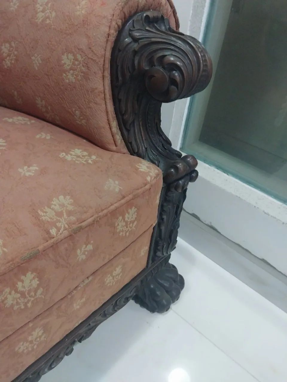 Poltrona Pata de leão - Imbuia  - Foto 4